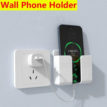 VIKEFON Wall Mounted Phone And Remote Holder Storage Box by zapcart