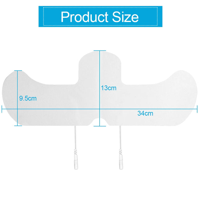 Raiuleko EMS Electrode Pads For Shoulder Therapy 2mm Plug by zapcart