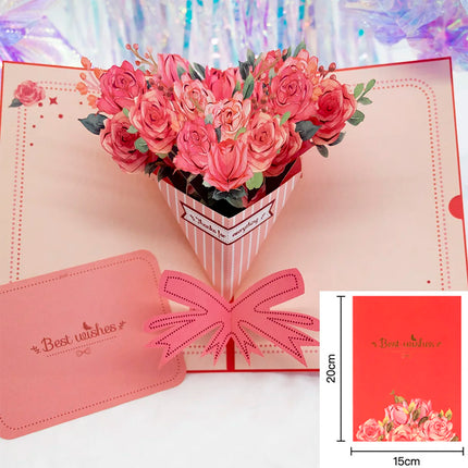 Parehope 3D Pop Up Valentine Card For Wife And Friends by zapcart