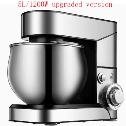 PUXIL 1200W Electric Stand Mixer 5L Bowl For Home Bakers by zapcart