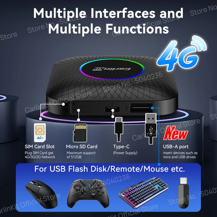 CarlinKit CarPlay AI Box Wireless In Car Streaming Netflix by zapcart