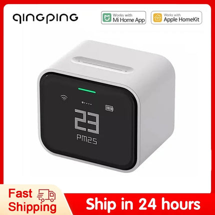 Qingping Air Detector Smart CO2 PM25 PM10 For Home by zapcart
