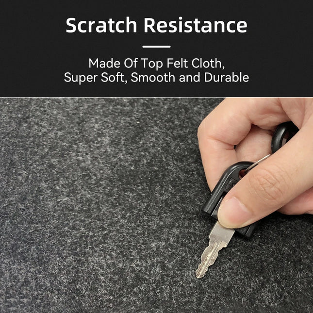 Syndrruce Large Wool Felt Mouse Pad Non Slip for Office Use by zapcart