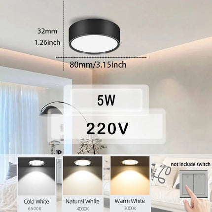 DIBILUN Waterproof LED Ceiling Light For Bathroom Kitchen by zapcart
