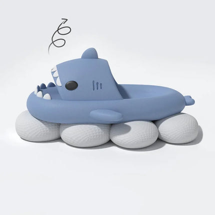 Couples Shark Slippers Non Slip Home Slides For Men Women by zapcart