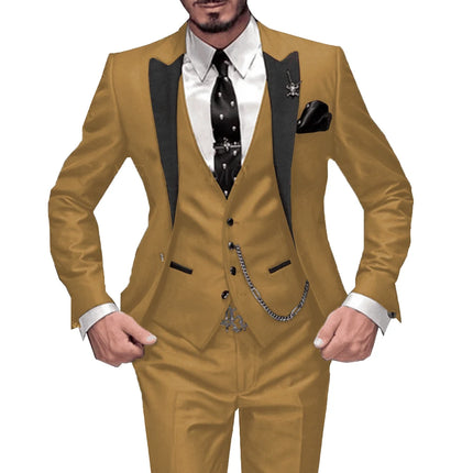 Solovedress Mens Slim Burgundy Tuxedo Wedding Suits by zapcart