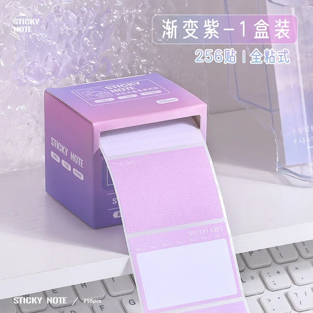 Hign-concerned Sticky Notes 256pc 8 Formats Adhesive Office by zapcart