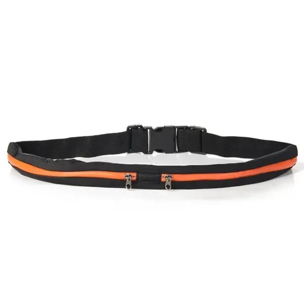 Bonytain Running Waist Pack Unisex Waterproof Double Pocket by zapcart