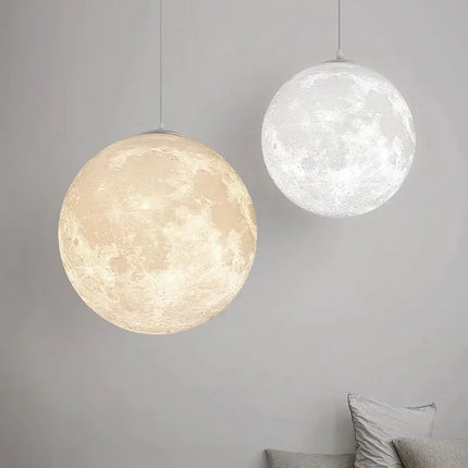 GEW Nordic LED Moon Pendant Light For Dining Room Kitchen by zapcart