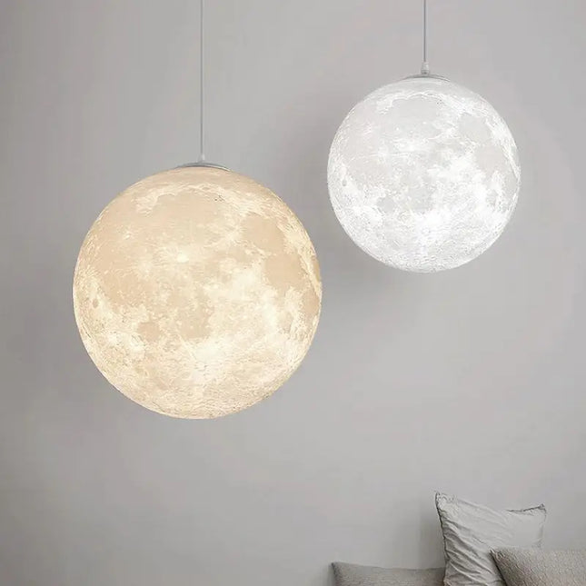 GEW Nordic LED Moon Pendant Light For Dining Room Kitchen by zapcart