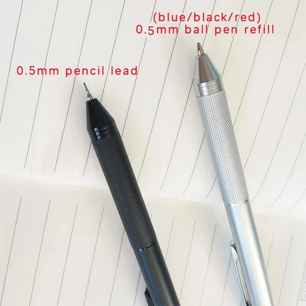 MROOFUL 4 In 1 Metal Multicolor Pen Gravity Sensor Office by zapcart