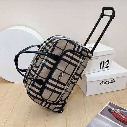 Felemi Large Capacity Women Travel Suitcase Wheeled Luggage by zapcart