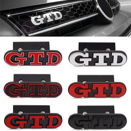 High-concerned 3D Metal GTI Badge For VW Golf GTI Rear Trunk