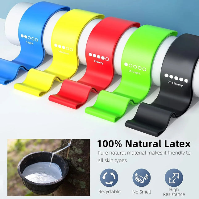 DUTRIEUX TPE Resistance Bands Set for Home Workouts by zapcart