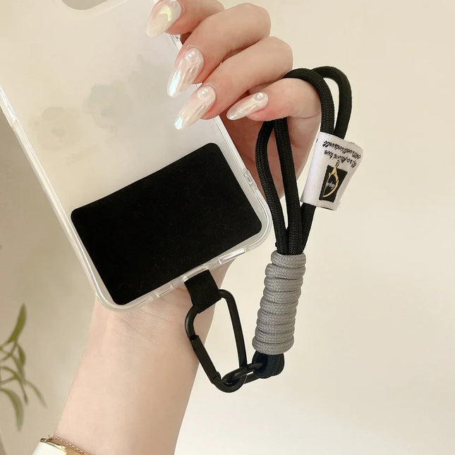 Zhejiang CN Color Matching Phone Lanyard With Keychain by zapcart