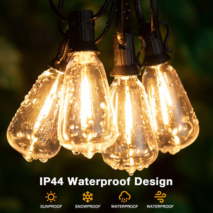 Ganriland Led String Lights Outdoor Shatterproof IP65 by zapcart