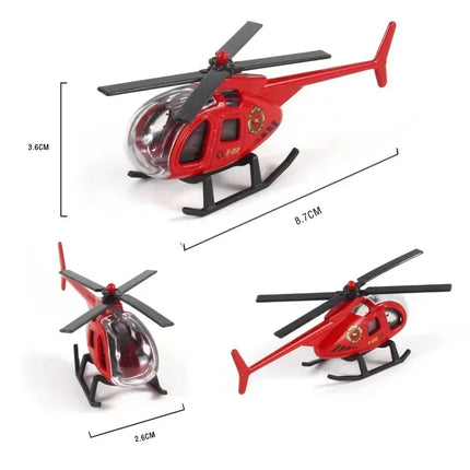 MoonBIFFY Alloy Aircraft Toy Kids Durable Helicopter by zapcart