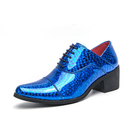 Dcoud Golden Mens Dress Shoes Pointed Toe Formal Oxfords by zapcart