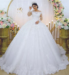 Vintage White Lace Wedding Dress WEIAIJIAYI Plus Size by zapcart
