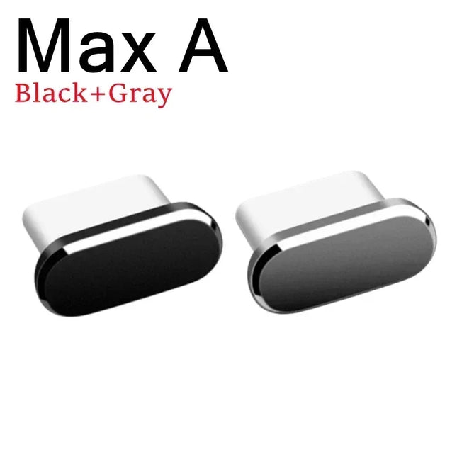 Choice Metal Dust Plugs For iPhone Type C Port 2 Pack Guard by zapcart