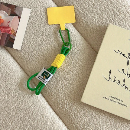 Zhejiang CN Color Matching Phone Lanyard With Keychain by zapcart