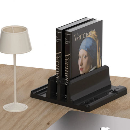 ANMONE Vertical Laptop Stand With Adjustable Dock For Home by zapcart