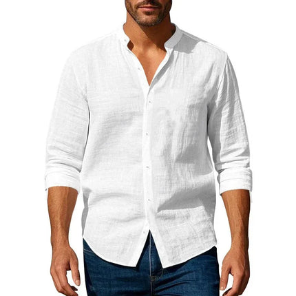 Cotton Linen Shirt For Men King Billion Slim Fit Breathable by zapcart