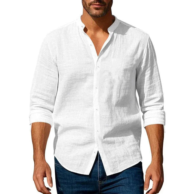Cotton Linen Shirt For Men King Billion Slim Fit Breathable by zapcart
