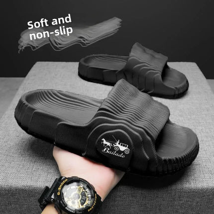 Men Anti Slip Outdoor Slippers PVC Pool Slides Summer