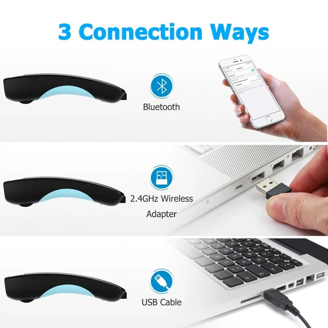 SYCREADER Mini Wireless Barcode Scanner 2D CMOS for Mobile by zapcart