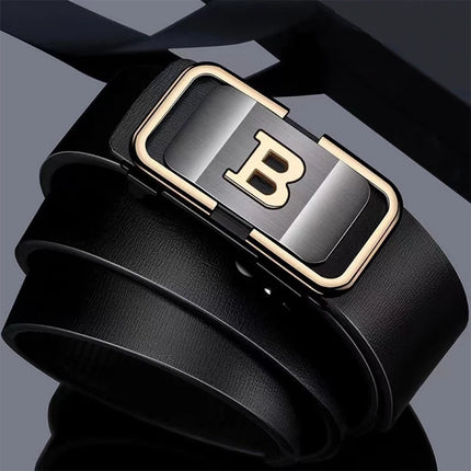Men's Buckle Toothless Automatic Buckle Belt Fashion Gift
