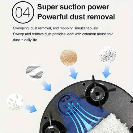 Xiaomi MIJIA 3 In 1 Smart Sweep Robot 4000Pa Suction Home by zapcart