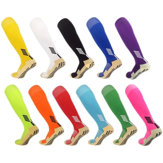 CN Anti Slip Soccer Socks Knee High Breathable For Adults by zapcart