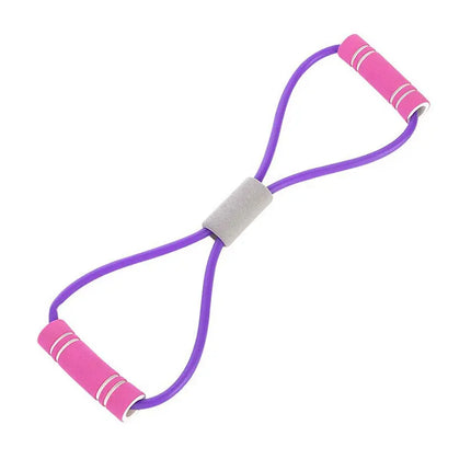 Unisex Yoga Elastic Band 8 Word Chest Expander Workout by zapcart