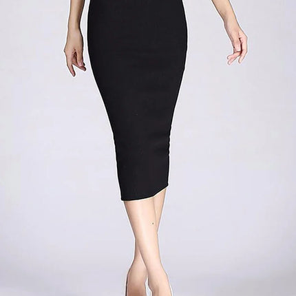 Reachshore Long Pencil Skirt Women Slim Silhouette Chic by zapcart