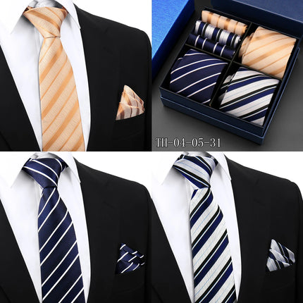 Mens Tie Hanky Set Burgundy Paisley Wedding Gift Box 3pcs by zapcart