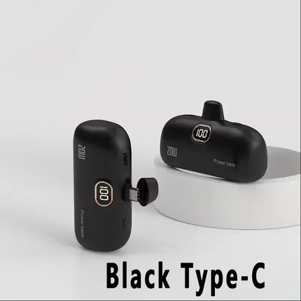 Tideboom Mini Power Bank 5000mAh Built In Cable For iPhone by zapcart