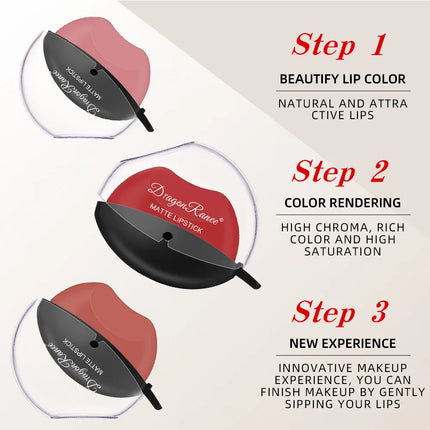 Dragon Ranee Matte Velvet Lipstick for Lazy Lips Lasting by zapcart