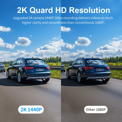 KAWA Dash Cam D6 1440P Voice Control Night Vision Pro Driver by zapcart