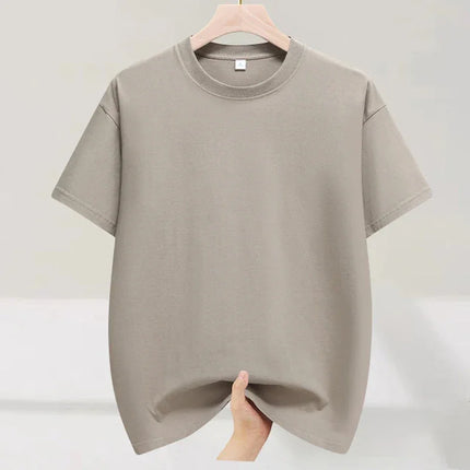 MuLSCN Men Cotton T Shirts Summer Breathable Plus Size by zapcart