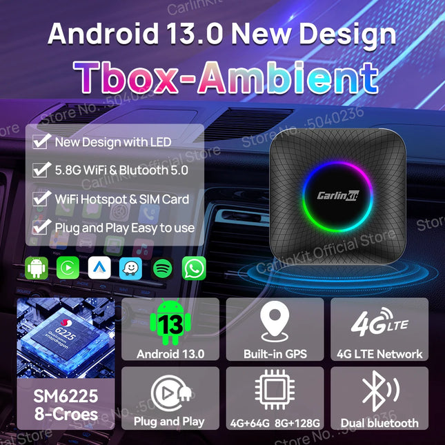 CarlinKit CarPlay AI Box Wireless In Car Streaming Netflix by zapcart