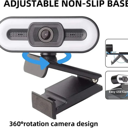 AEVYVKV Portable Webcam Auto Focus 1080P 4K For Streamers by zapcart