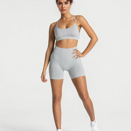 Teveo Seamless Scrunch Short Yoga Pants For Women Gymwear by zapcart