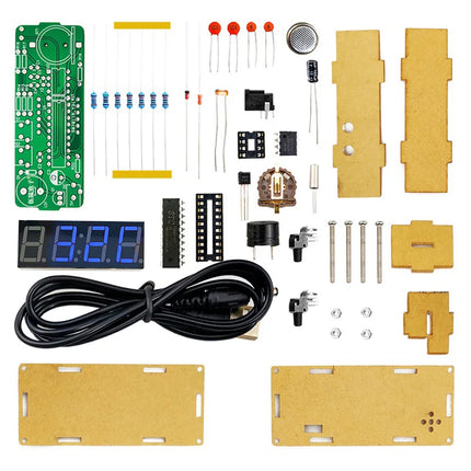 Occkic Electronic Clock Kit 51 MCU LED Date Temp For DIY by zapcart