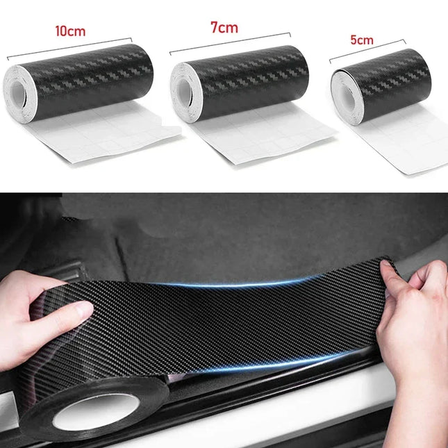DIY Nano 3D Carbon Fiber Car Door Sill Protector Tape by zapcart