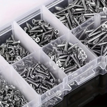 Choice DIY Self Tapping Wood Screws Set M2 Cross Pan Head by zapcart