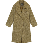 ELFSACK Retro Elegant Winter Coat For Women Thick Lapel by zapcart