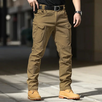XMGOLONG Men Tactical Cargo Pants Stretch Outdoor Hiking by zapcart