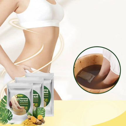 Eelhoe Detox Foot Bath Bag Ginger for Home Spa Pedicure by zapcart