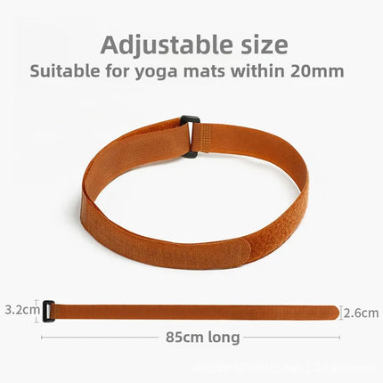 Choice Adjustable Yoga Mat Strap Non Slip Velcro For Gym by zapcart